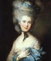 Portrait d’une dame en bleu Thomas Gainsborough